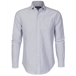 Berkeley | Porto Oxford Regular | Herreskjorte Hvid/Blå